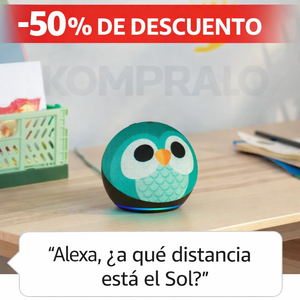 Parlante Inteligente Alexa Kids – Simulador Compatible con la App Amazon Alexa